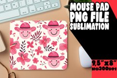 Cheerful Retro Smile Pattern Earring Sublimation PNG Product Image 1