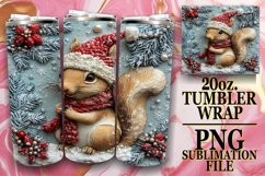 WHIMSICAL ESCAPES 20oz TUMBLER WRAP, Christmas Product Image 1