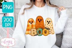 Boo PNG, Cute Halloween ghosts shirt PNG Product Image 3
