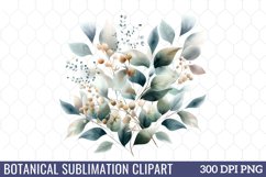 Botanical Sublimation Clipart Product Image 1