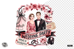 Wedding Labels Clipart Product Image 1
