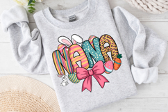 Nana Easter Bunny Clipart, Happy Easter Sublimation PNG Product Image 2