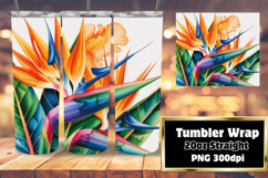 Trendy 20oz Tumbler Wrap File , Flowers Product Image 1