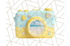 Sky Blue and Sunshine Yellow Summer Clipart PNG, Tropical Product Image 2