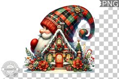 Christmas Gnome Sublimation - Clipart PNG Design Product Image 1