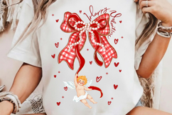 Happy Valentine Png, Valentine Cupid Png, Preppy Valentine C Product Image 3
