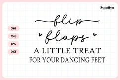 Wedding Sign Saying SVG | Flip Flops Product Image 3