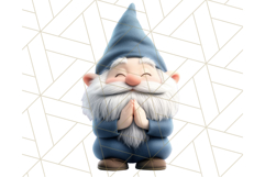 Easter Christian Gnome PNG, Religious Spring Sublimation Product Image 2