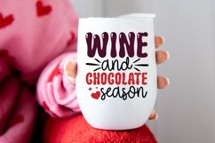 Wine and chocolate season SVG Product Image 2