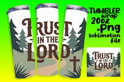 DIY Tumbler Wrap Digital File , Religious Product Image 1