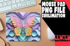 Springtime Butterfly Symphony 3D Mouse Pad Product Image 1