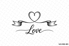Love SVG | SVG Cut files | Cricut Product Image 1