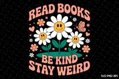 Read Books Be Kind SVG Design | Quotes | SVG Cut Files Product Image 1