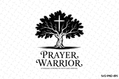 Prayer Warrior SVG | SVG Cut files | Cricut Product Image 1