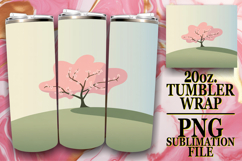 Serene Days 20oz tumbler wrap, Spring Product Image 1