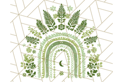 Boho Rainbow PNG Clipart, Earthy Arches &amp; Minimal Shapes Product Image 2