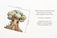 Spring Books Tree Clipart Product Image 6