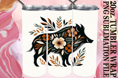 Cozy Moments 20oz tumbler wrap, Flower Animals Product Image 1