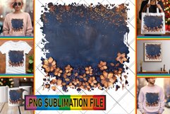 Chic Glitter &amp; Sublimation Floral Fusion Designs PNG Product Image 1