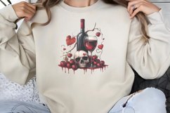 Gothic Valentines Day Sublimation PNG Product Image 1