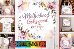 LUMINOUS Sublimation TSHIRT PNG, Mother's Day Product Image 1