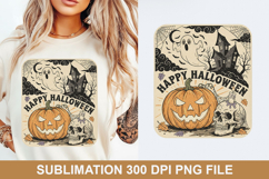 Happy Halloween Sublimation - Halloween PNG Design Product Image 1