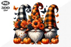 Halloween Gnomes Sublimation - Clipart PNG Design Product Image 1