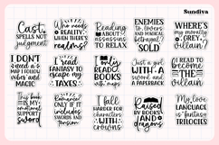 15 Printable Magic and Fantasy Book Lover Sticker Bundle Product Image 3