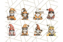 Thanksgiving Gnome Clipart PNG Cute Fall Gnomes, Gnome Png Product Image 6