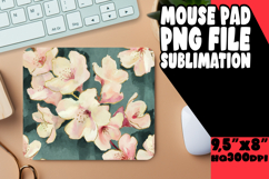 Unique Mouse Pad Sublimation Magic, Flower Pattern Product Image 1