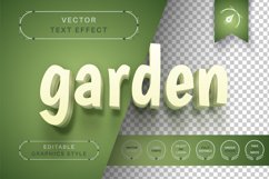 Green Garden - Editable Text Effect, Font Style Product Image 1