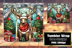 Festive 20oz Glass Tumbler Art Product Image 1