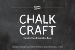 Chalk Craft Handwritten Decorative Font Product Image 1