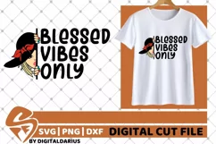 Peeking Girl svg, Blond Hair , Hat svg, Black Girl, Blessed Product Image 2