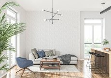 Wall mockup - Wallpaper mockup - Living room scene Product Image 2