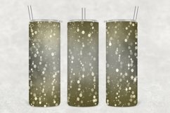 Bronze Glow Glowing Glitter Tumbler Sublimation Product Image 1