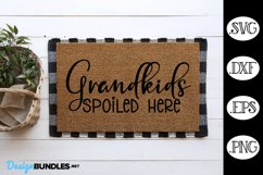 Grandkids Spoiled Here SVG, Family SVG Product Image 1