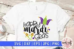 Happy Mardi Gras - Mardi Gras SVG EPS DXF PNG Product Image 1