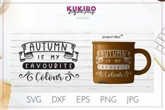 Autumn is my favourite colour SVG Cut File Product Image 1