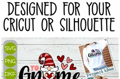 To Gnome You Valentines Gnome - A Layered Cricut SVG Product Image 2