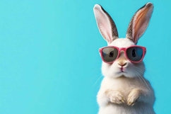 funny bunny with glasses Product Image 1