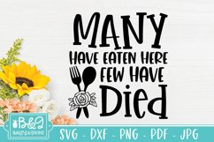 Funny Kitchen SVG | Farmhouse SVG | Few Have Died Product Image 2