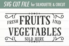 Fruits and Vegetables | Farmers Market SVG Product Image 3