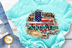 I survived Snovid 2021 -Texas--Snovid leopard Sublimation Product Image 4