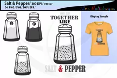 Salt and pepper svg cut files / salt and pepper vector Product Image 1