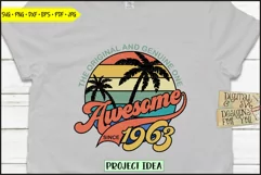 1963 Vintage Birthday | Vintage Birthday | Retro birthday Product Image 3
