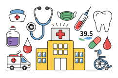 Medical Doodle Illustration Product Image 1