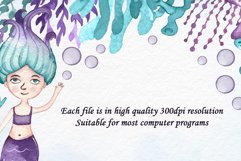 Pre-made invitations &quot;little mermaid&quot; Product Image 2