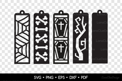 Layered Halloween Bookmarks SVG, Halloween Papercut Template Product Image 2