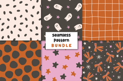 Halloween Seamless Pattern Bundle | Cute Fall Digital Papers Product Image 1